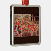 レトロシカゴ メタルオーナメント (右)