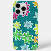 レトロシカラフルックボヘミアンフローラアートパターン Case-Mate iPhoneケース (裏面)