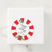 レトロシックおもしろいペパーミントキャンディ小妖精や小人ハッピーホリデイズ フェイバータグ (インサイチュ)