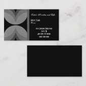レトロシックな名刺グレー 名刺 (正面/裏面)