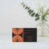 レトロシックな名刺、銅 名刺 (スタンド正面)