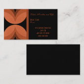 レトロシックな名刺、銅 名刺 (正面/裏面)