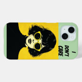 レトロシックな女、私は気にない Case-Mate iPhoneケース (裏面 (横))