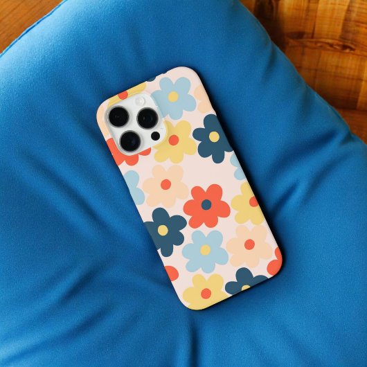 レトロシックカラフルフローラルパタお洒落ーン Case-Mate iPhoneケース