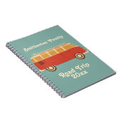 レトロシックティズヴァンファミリーロードトリップバケーション ノートブック (右側)