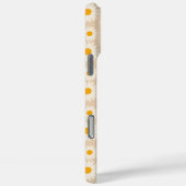 レトロシックベージュフローラルパターンお洒落春 Case-Mate iPhoneケース (裏面 / 右)