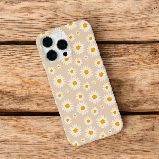レトロシックベージュフローラルパターンお洒落春 Case-Mate iPhoneケース