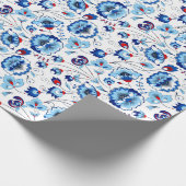 レトロシックロシアのクリスマスクロマギフト ラッピングペーパー (角)