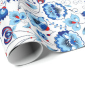 レトロシックロシアのクリスマスクロマギフト ラッピングペーパー (ロールコーナー)