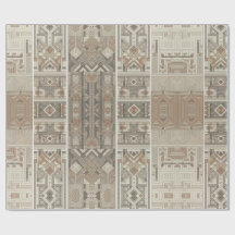 レトロシック幾何エレガント部族模様