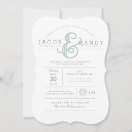 レトロシック結婚式招待状 招待状