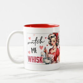 レトロシック：ヴィンテージアポップ・アートのートおもしろいユーモア引用文 ツートーンマグカップ