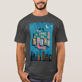 レトロシティ家族の輝く時 Tシャツ
