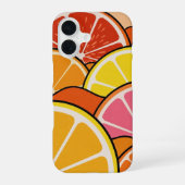 レトロシトラスの地平線 iPhone 16ケース (裏面)