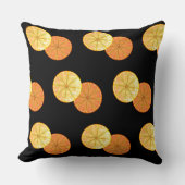 レトロシトラススライス装飾用クッション クッション (正面)
