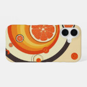 レトロシトラス軌道 iPhone 16ケース (裏面横)