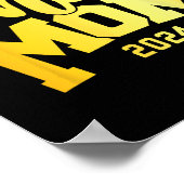 レトロシニアママ2024年学校Lの卒業クラス ポスター (角)