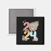 レトロシニア2024 Discoボールクラス2024卒業生 マグネット (正面/裏面)