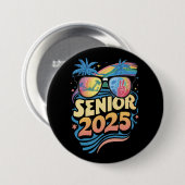 レトロシニア2025クラス2025卒業 缶バッジ (正面&裏面)