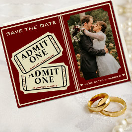 レトロシネマシアターがチケットスタブを結婚認める セーブザデート