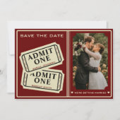 レトロシネマシアターがチケットスタブを結婚認める セーブザデート (正面)