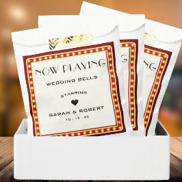 レトロシネマシアターマーキーサインレッド結婚 フェイバーバッグ