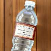 レトロシネマシアターマーキーサイン結婚式の引き出物 ペットボトルラベル