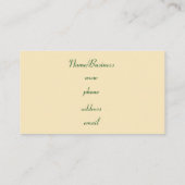 レトロシャムロック名刺 名刺 (裏面)