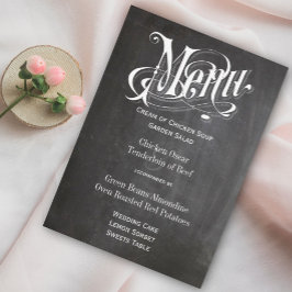 レトロシャルボードビストロスタイル メニュー