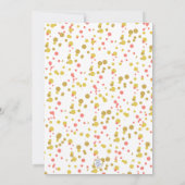 レトロシャンパンヴィンテージクールバチェロレッテ 招待状 (裏面)