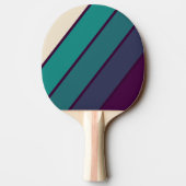レトロシャーロットはっきりしたレインボー 卓球ラケット (裏面)