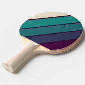レトロシャーロットはっきりしたレインボー 卓球ラケット (正面アングル)