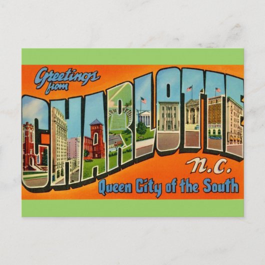 レトロシャーロットNCポストカード ポストカード (正面)