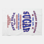 レトロシュガーバッグデザインキッチンタオル キッチンタオル (横)