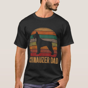 レトロシュナウザーパパギフトスタンダード犬のオーナー Tシャツ