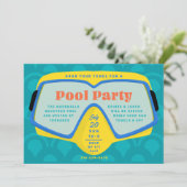 レトロシュノーケルプールパーティー 招待状 (スタンド正面)