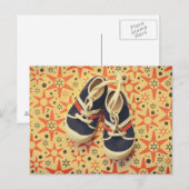 レトロシューズはがき ポストカード (正面/裏面)