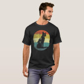レトロシンガポール猫 Tシャツ (正面フル)