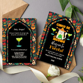 レトロシンコデマヨキュートキャットマルガリータフィエスタ 招待状