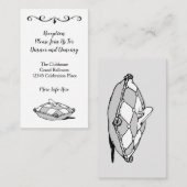 レトロシンデレラ白黒カスタム披露宴カード エンクロージャーカード (正面/裏面)
