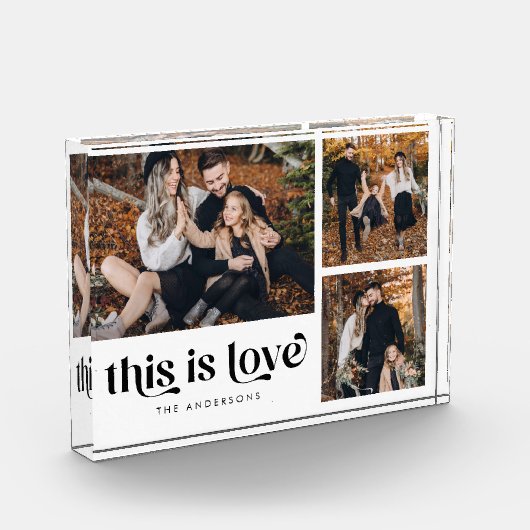 レトロシンプルこれがラブコラージュ フォトブロック (左)