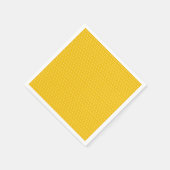 レトロシンプルハニカム金ゴールド スタンダードカクテルナプキン (角)