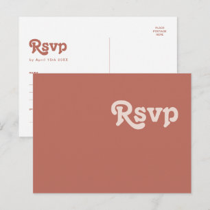 レトロシンプルビベス 古いバラ曲のリクエストRSVP ポストカード