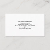 レトロシンプル列層キリスト教省 名刺 (裏面)