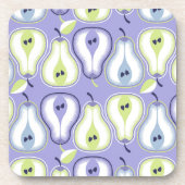 レトロシンプル梨 コースター (正面)