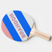 レトロシーはっきりしたキスストライプの名前 卓球ラケット (横)