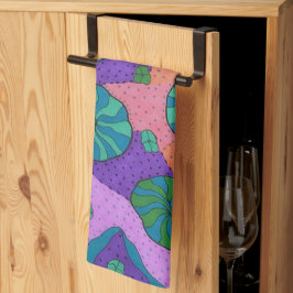 レトロシーガーデン抽象芸術   キッチンタオル