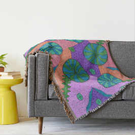レトロシーガーデン抽象芸術 スローブランケット