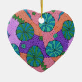 レトロシーガーデン抽象芸術 セラミックオーナメント (正面)