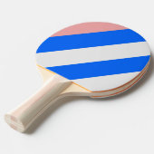 レトロシーキスはっきりしたストライプズ 卓球ラケット (正面アングル)